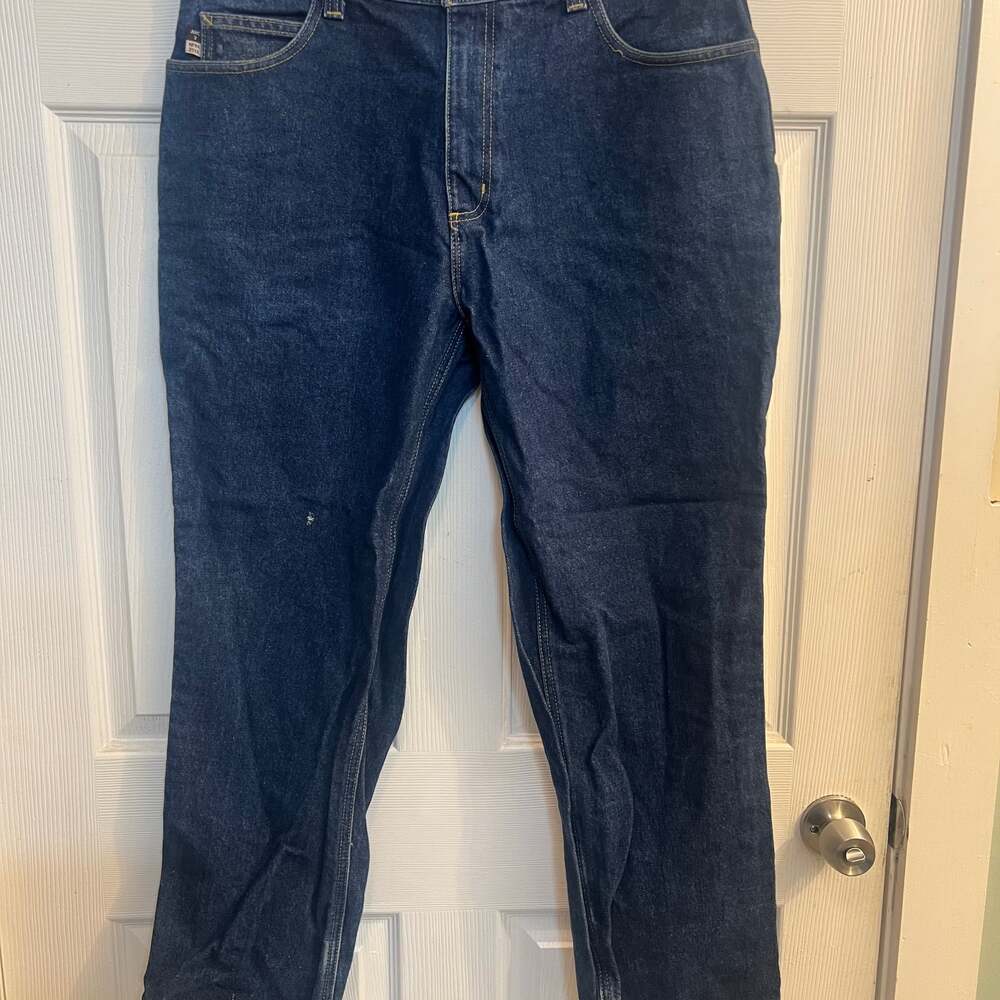 Carhartt Mens 36 X 30 Flame Resistant FR Denim Blue Jeans 280-83 4 Pairs Availab